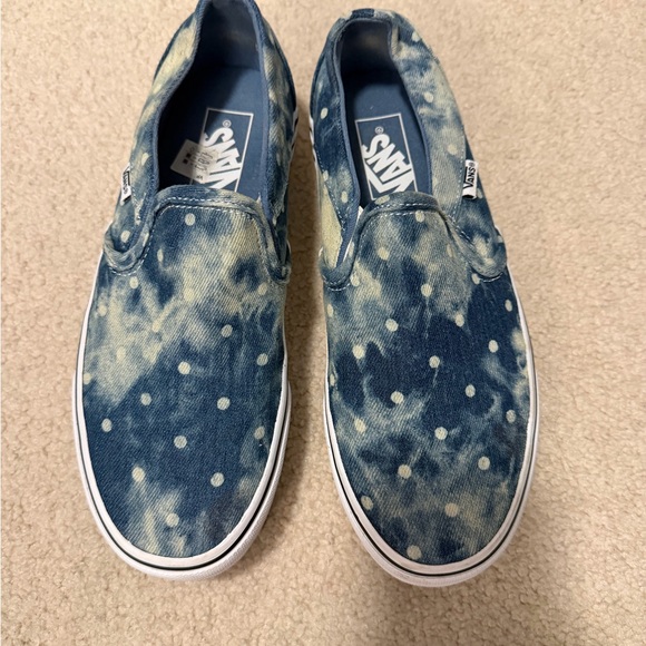 Vans Denim Dots Slip-On Shoes - Picture 2 of 7